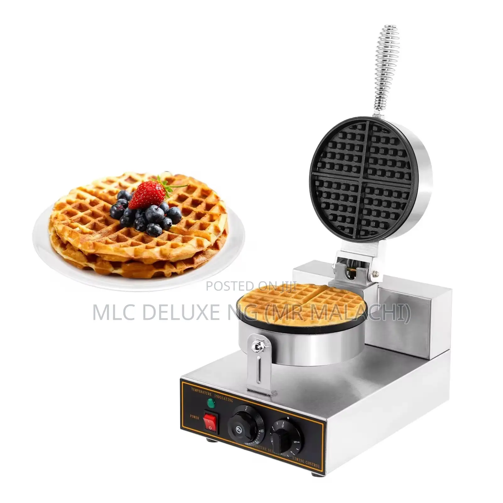 Deep Type Electric Waffle Baker /Single Waffle Maker Machine