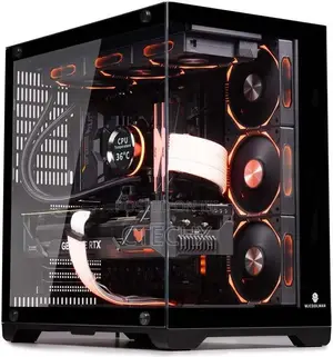 Panoramic 2 Sides Transparent Glass Gaming Computer Case