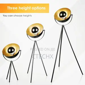 Osasy Vintage Retro Studio Floor Lamp in Black Gold