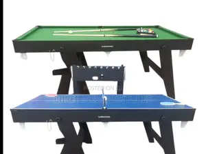 3in1 6feet Foldable Snooker