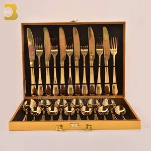 Golden Cutlery Set