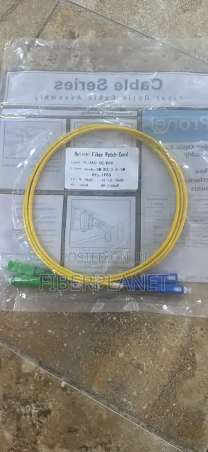 Fiber Patch Cord Sc/Apc-Sc/Upc Single Mode 1m