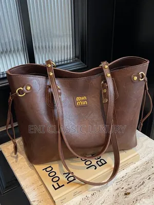 Original Luxury Leather Handbags Miu Miu Well Branded