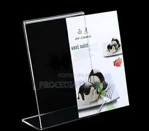 Plexi-Glass Multipurpose - Insert Card or Paper