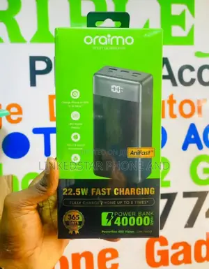 Oraimo 40000mah 22.5w Power Bank Powerbox 400 Vision