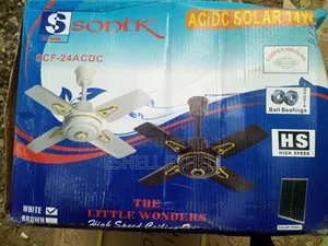 Sonik 24" Solar/Electric Ceiling Fan