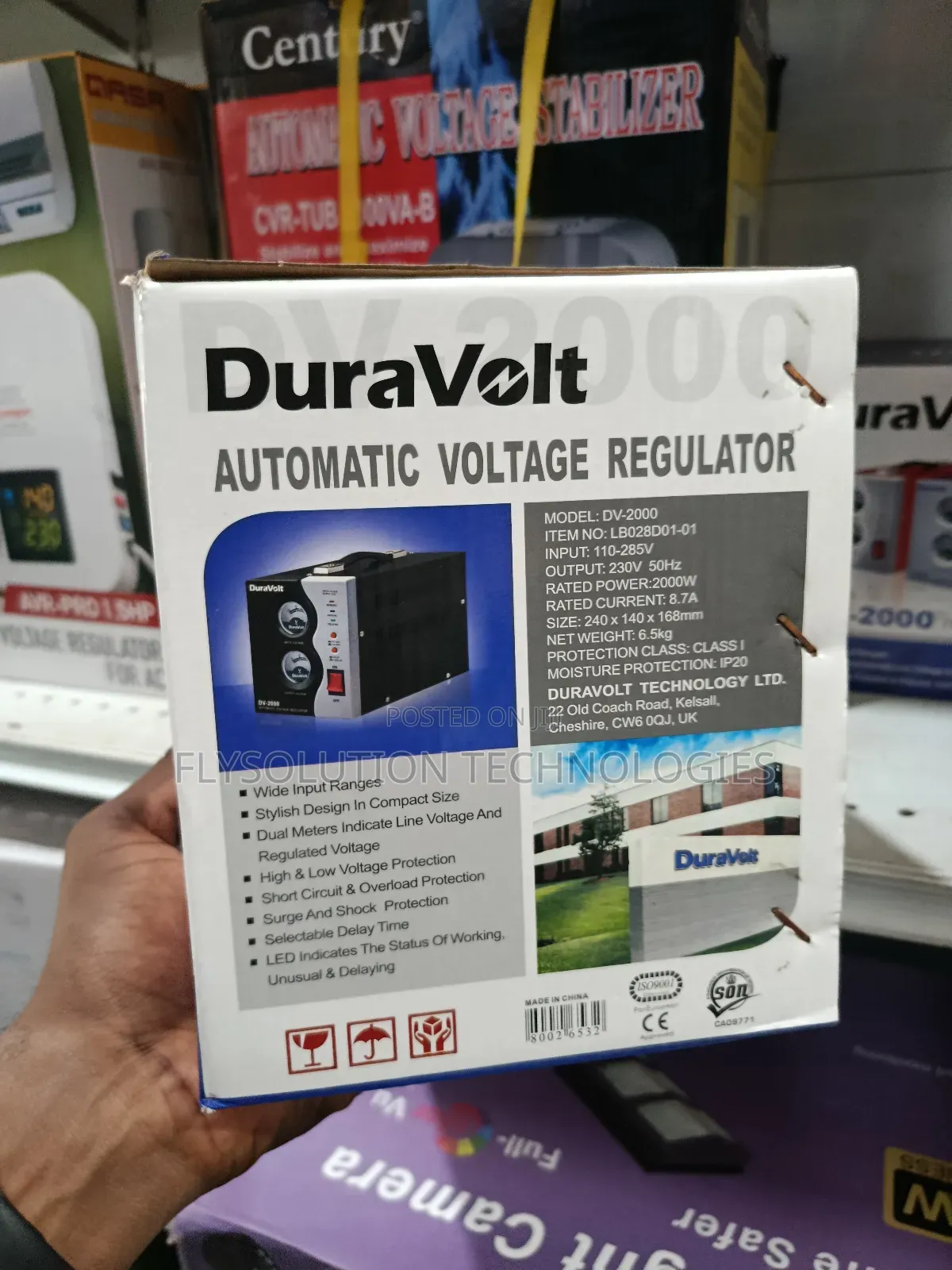 Duravolt Dv-2000 Automatic Voltage Regulator