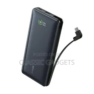 Anker Huge Nano Power Bank With Built in Cable 20,000 Mah