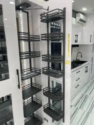 Gray Kitchen Pantry