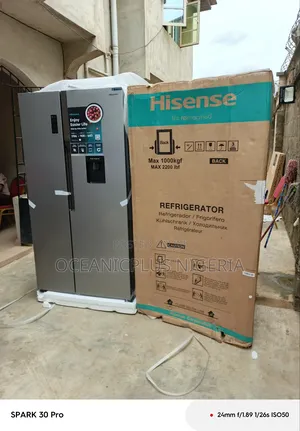 Hisense Best Grade 516l Side by Side Refrigerator