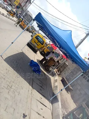 10by10 White Pole Canopy