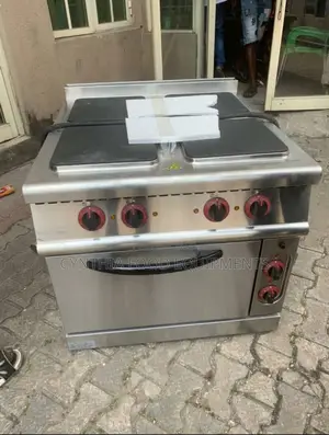 4 Burner Industrial Hot Plate/ Electric Cooker With Oven