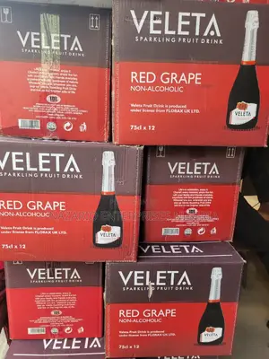 Veleta Red Grape Drink By 12 Bottles