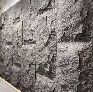Interior Design Pu Rock Stone Wall Panel Boards