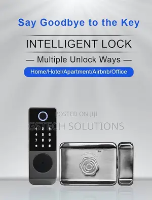 Waterproof Outdoor Gate Wifi Fingerprint Smart Jam Lock App