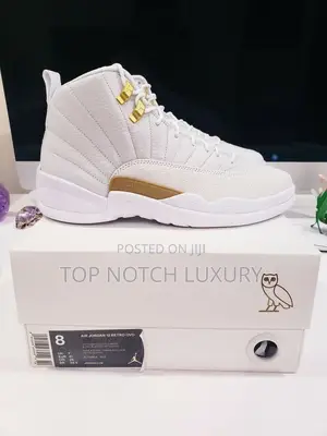 Original 5 Air Jordan 12 Retro “Ovo” White/ Metallic Gold