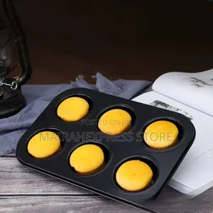 6 Holes Cup Cake Mould Pan