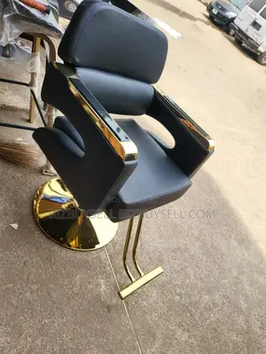 Quality Salon Chair With Golden Base