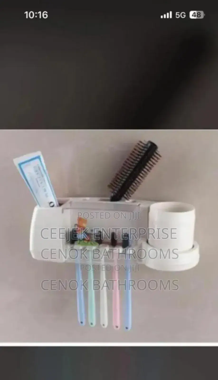 Tooth Blush Holder