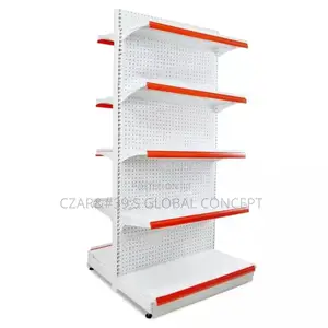 Gondola Double Super Market Shelf