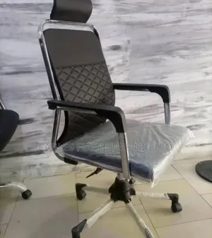 Pure Leather Swivel Office Chair