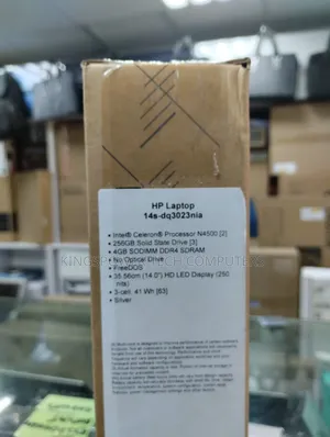 New Laptop HP 14S 4GB Intel Celeron SSD 256GB