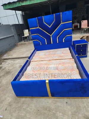 Padded Upholstery 4.5by6 Bed Stand.