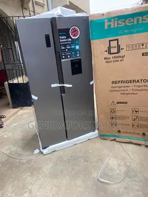 Spacious Smart: Hisense 516l Side by Side Refrigerator