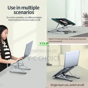 Portable Notebook Computer Stand Riser Desktop Heightening