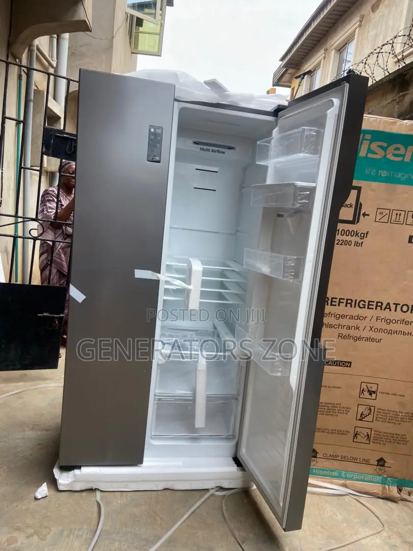 Luxury Meets Function - Hisense 516l Side by Side Fridge