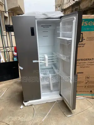 516l Hisense Side by Side Fridge With Led Display - Rc-67ws