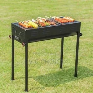Outdoor Camping Detachable Adjustable Heightsquare Bbq Grill