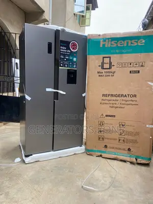 Go Big With Hisense 516l Side by Side Fridge With Led Displa