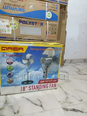 Qasa 18" Floor Fan - Perfect for Every Room