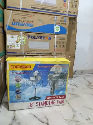 Adjustable Height Qasa 18" Fan - QSF- 18721 Eco Model
