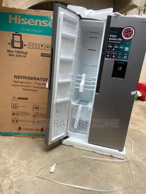 Hisense Side by Side 516l Fridge - Space and Style Rc-67wc