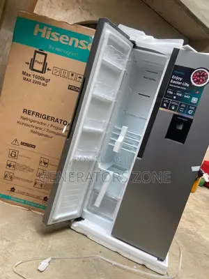 Next Level Cooling - Hisense 516l Side by Side Refrigerator