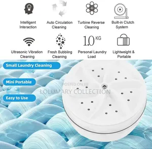 Portable Mini Washing Machine Turbine Washer for Travel