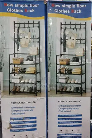 Multipurpose Storage Organizer Hanger Rack