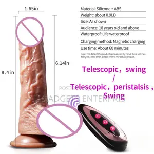 Telescope Female Vibrator Dildo With Remote Control