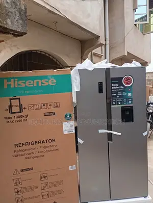 Hisense Side by Side Sleek Modern Refrigerator Rc-67ws