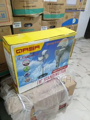 The Qasa 18" Eco Standing Fan - Built to Last