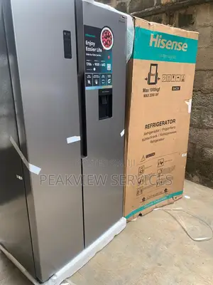 Sleek Side by Side With Dispenser - Hisense 516l Fridge