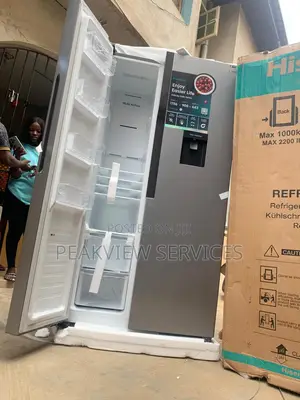 High Tech Cooling With Hisense 516l Side by Side Dispenser