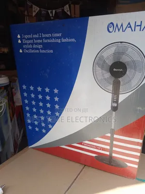 Quality Omaha 16" Electric Stand Fan With Timer
