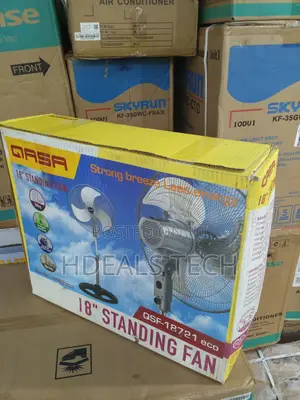 Affordable and Efficient - Qasa 18" Standing Fan