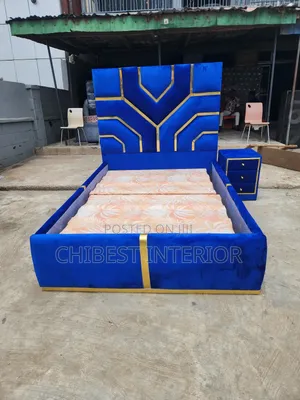 Queen Size Upholstery Bed Stand.