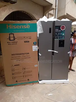 Hisense Side by Side Refrigerator Rc-67ws With Shelf Tray