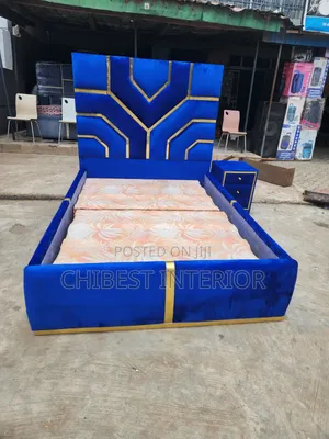 Standard Luxury 4.5by6 Bed Frame With a Drawer