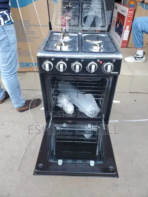 Skyrun 4burber Gas/Electric Cooker With Inbuilt Oven